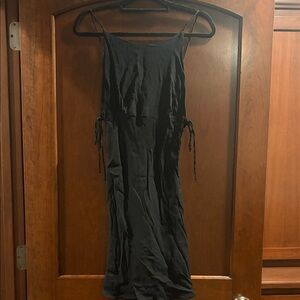 Chic Black Backless Dress